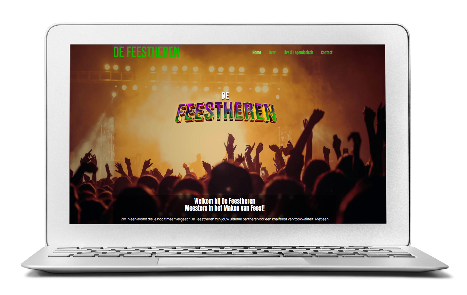 Portfolio = Laptop De Feestheren